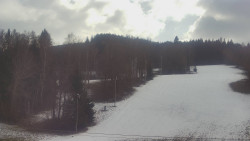 Dojezd hlavní sjezdovky