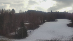 Dojezd hlavní sjezdovky