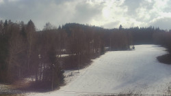 Dojezd hlavní sjezdovky