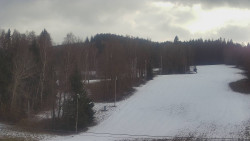 Dojezd hlavní sjezdovky