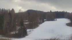 Dojezd hlavní sjezdovky