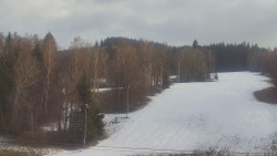 Dojezd hlavní sjezdovky