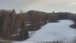 Dojezd hlavní sjezdovky