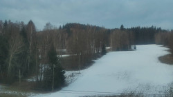 Dojezd hlavní sjezdovky