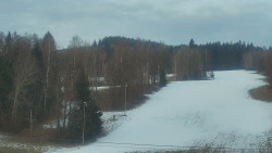 Dojezd hlavní sjezdovky