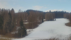 Dojezd hlavní sjezdovky