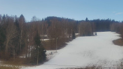 Dojezd hlavní sjezdovky