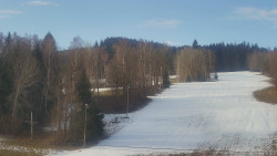 Dojezd hlavní sjezdovky