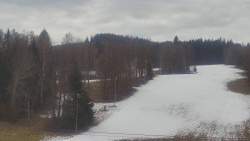 Dojezd hlavní sjezdovky