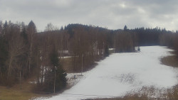 Dojezd hlavní sjezdovky