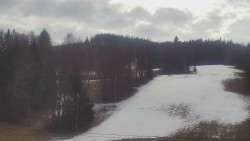 Dojezd hlavní sjezdovky