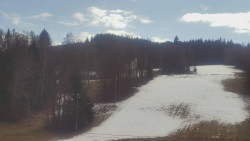 Dojezd hlavní sjezdovky