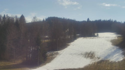 Dojezd hlavní sjezdovky