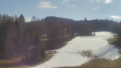 Dojezd hlavní sjezdovky