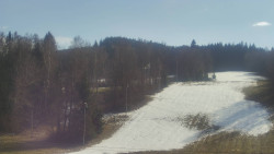 Dojezd hlavní sjezdovky