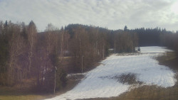 Dojezd hlavní sjezdovky