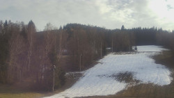 Dojezd hlavní sjezdovky