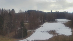 Dojezd hlavní sjezdovky