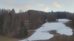 Dojezd hlavní sjezdovky