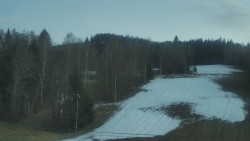 Dojezd hlavní sjezdovky