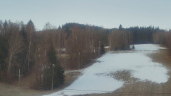 Dojezd hlavní sjezdovky