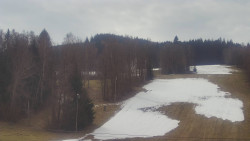 Dojezd hlavní sjezdovky