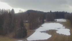 Dojezd hlavní sjezdovky