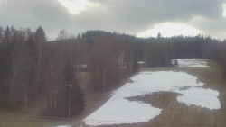 Dojezd hlavní sjezdovky