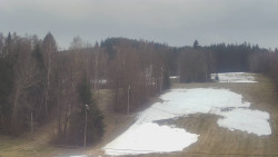 Dojezd hlavní sjezdovky