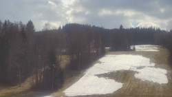 Dojezd hlavní sjezdovky