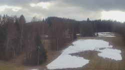 Dojezd hlavní sjezdovky