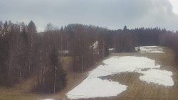 Dojezd hlavní sjezdovky