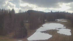 Dojezd hlavní sjezdovky