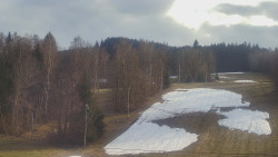 Dojezd hlavní sjezdovky