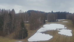 Dojezd hlavní sjezdovky