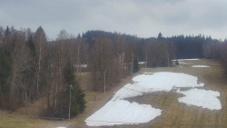 Dojezd hlavní sjezdovky