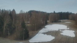 Dojezd hlavní sjezdovky