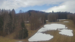 Dojezd hlavní sjezdovky