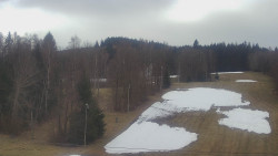 Dojezd hlavní sjezdovky