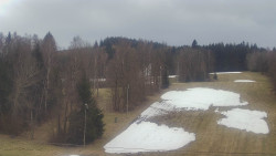 Dojezd hlavní sjezdovky