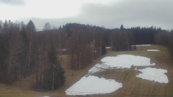 Dojezd hlavní sjezdovky