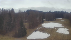 Dojezd hlavní sjezdovky