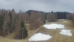 Dojezd hlavní sjezdovky