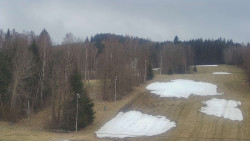 Dojezd hlavní sjezdovky