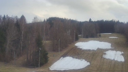 Dojezd hlavní sjezdovky