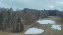 Dojezd hlavní sjezdovky