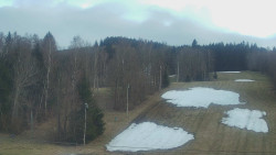 Dojezd hlavní sjezdovky