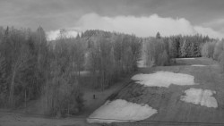 Dojezd hlavní sjezdovky