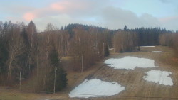 Dojezd hlavní sjezdovky