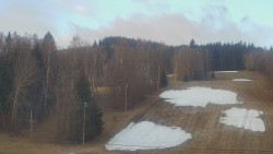 Dojezd hlavní sjezdovky